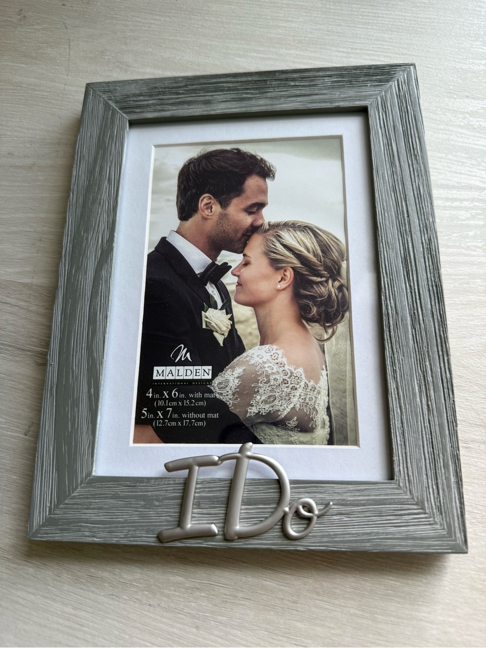 Malden Gray Wedding Photo Frame